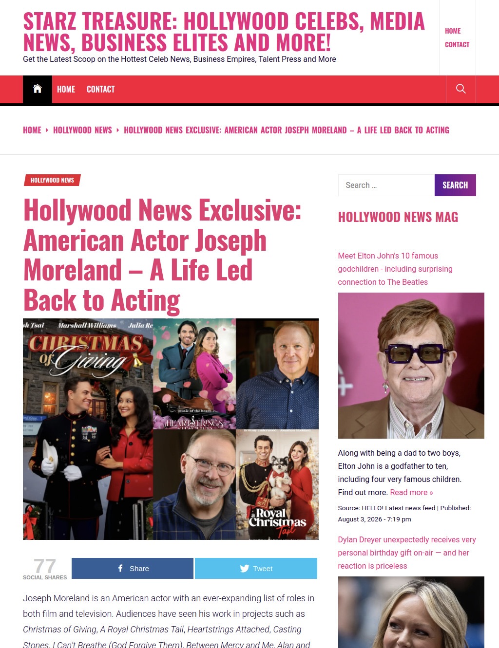 Joseph Moreland press feature one